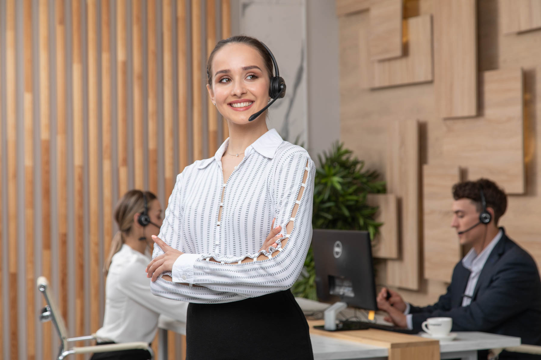 DECT-гарнитура VT9000 с микролифтом